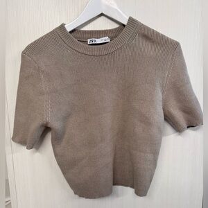 Zara knitted tee